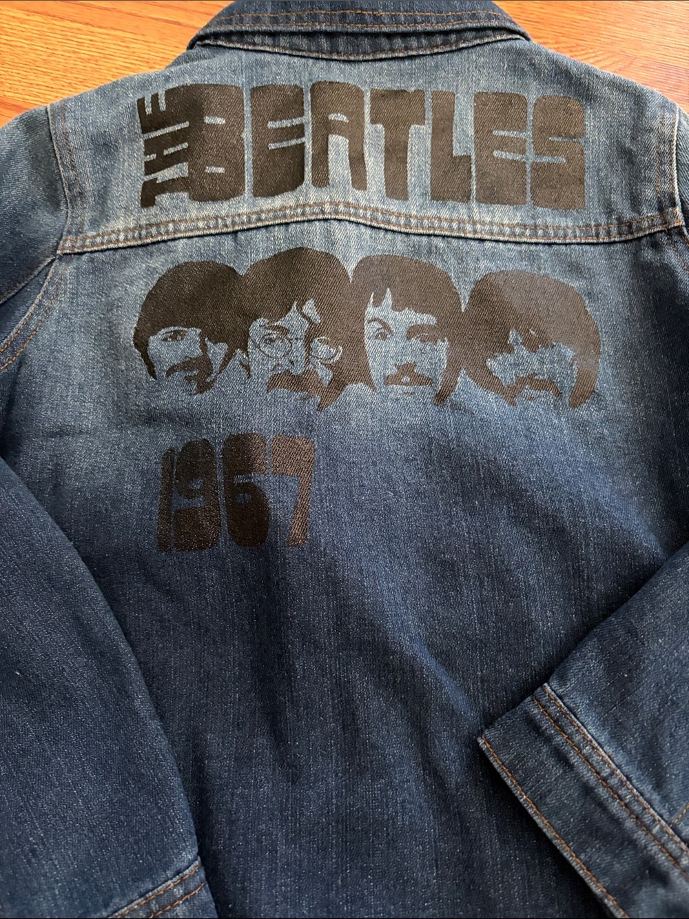 The Beatles Graphic Denim Jacket - Blue